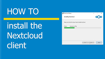 How to install the Nextcloud client