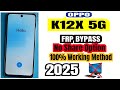 Oppo K12x 5g Frp Bypass No Share Option || 100% Working Method 2025 // Without PC 🖥️ K12X 5G Unlock 