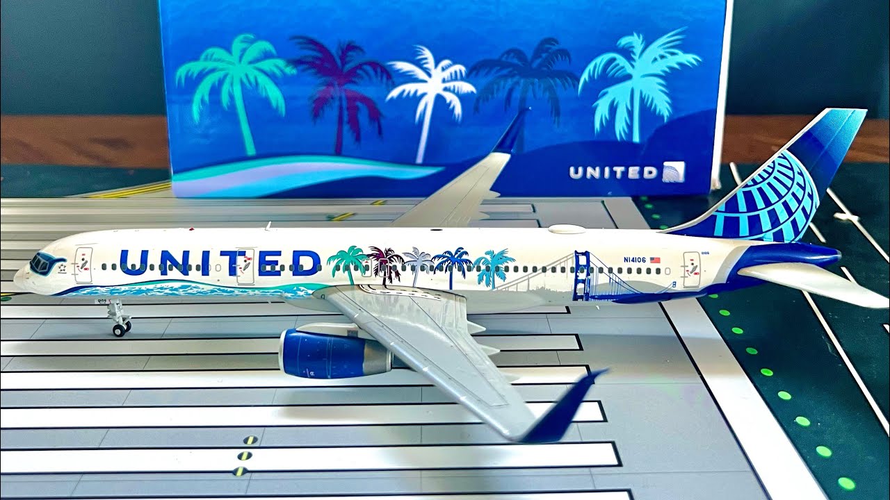 航空機・ヘリコプター JC Wings 1:200 United B757-200 N14106 JC WINGS 1/200 UNITED AIRLINES 757-200 HER ART HERE