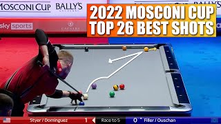 TOP 26 BEST SHOTS | Mosconi Cup 2022 (9-Ball Pool)