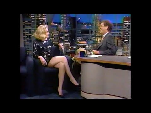 1992 Flashback - "Basic Instinct" Trailer & Sharon Stone interview with Letterman