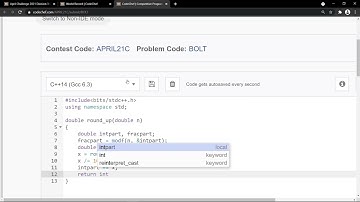 WORLD RECORD || BOLT || APRIL LONG CHALLENGE 2021 || C++ || CODE SOLUTION