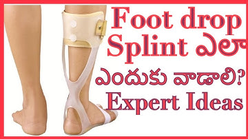 how to use foot drop splint in hemiplegia | expert ideas