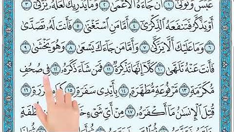 سورة عبس 11-16