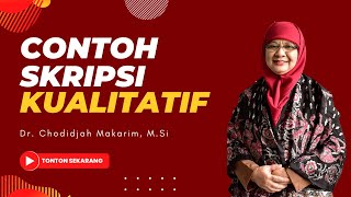 CONTOH SKRIPSI KUALITATIF