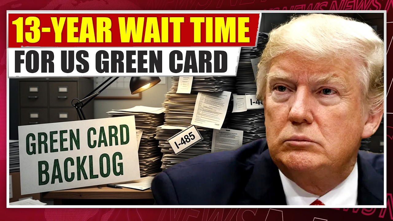 Green Card Backlog 2026:13-year Wait for Indian Applicants - EB-2 EB-3 | Explained | firstview