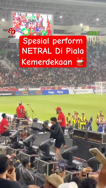 MOMEN PARA PEMAIN INDONESIA & MALI NIKMATI KONSER NETRAL #netralband #timnasu17 #pialakemerdekaan