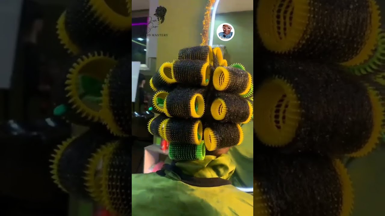 Roller Set hairstyle 