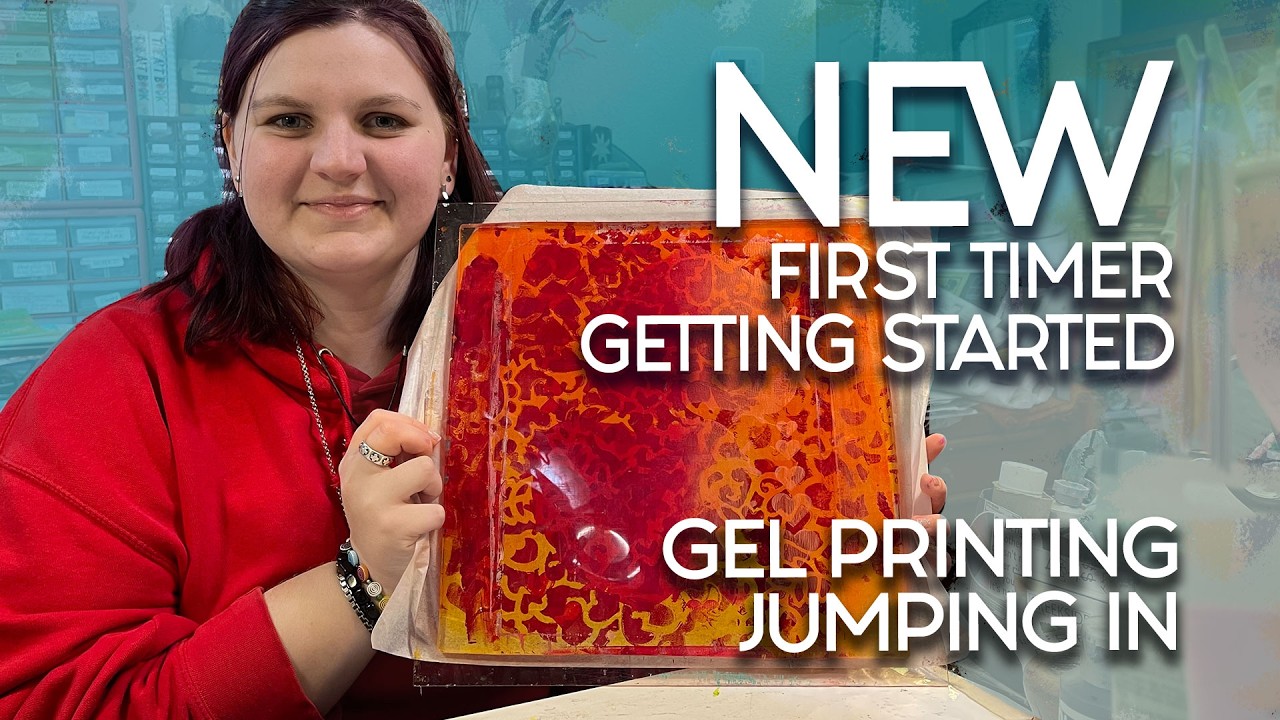 🔵 Gel Printing for the VERY FIRST Time with NEW Designer Cyrus!