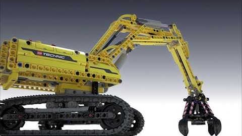 Lego Technic | 42006 | Excavator | Lego 3D Review