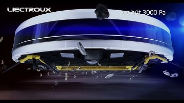 LIECTROUX C30B Robot hút bụi lau nhà thông minh của Đức, kết nói với ứng dụng điện thoại tiếng Việt.