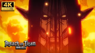 4K Eren Vs Armin (Colossal) | Attack On Titan Final Season
