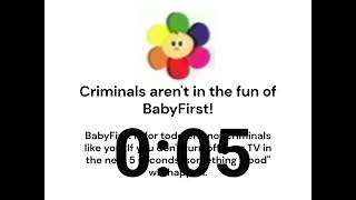 Babyfirst Anti-Piracy Screen But The Scary Level Is Reversed