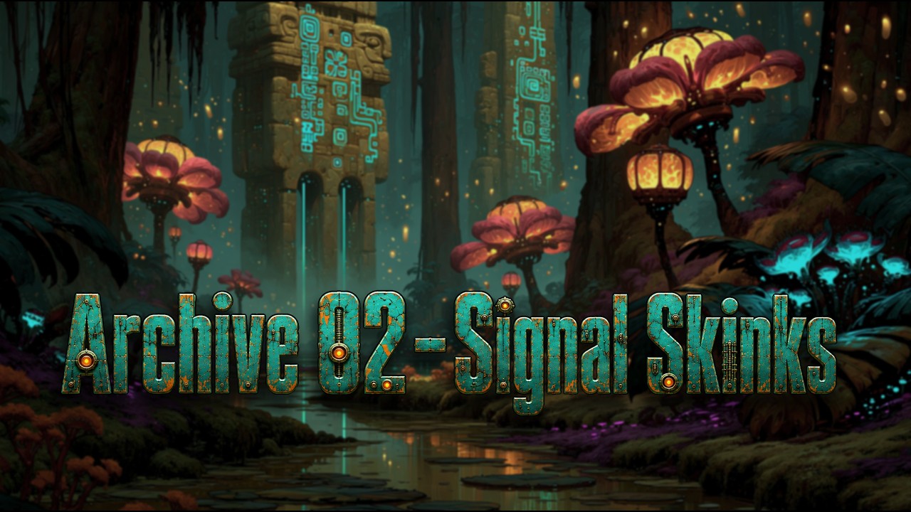Archive 02 — Signal Skinks | The Machine Rainforest