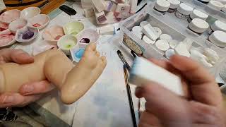 Let's talk paint consistency...mottle vs wash Bonus making mottling sponges