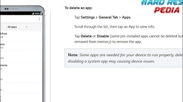 ☑️ LG G6 Uninstall or Disable App