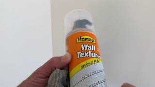 How to spray drywall texture from a can. 4K screenshot 5