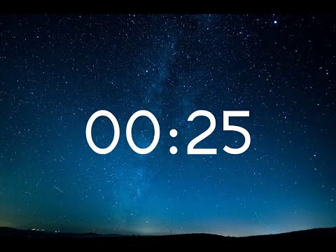 Night Sky countdown timer 25s no sound