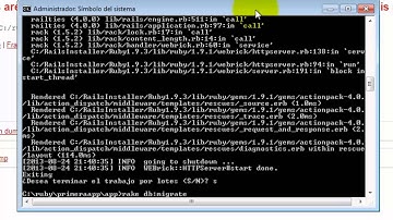 Ruby On Rails: Comando scaffold