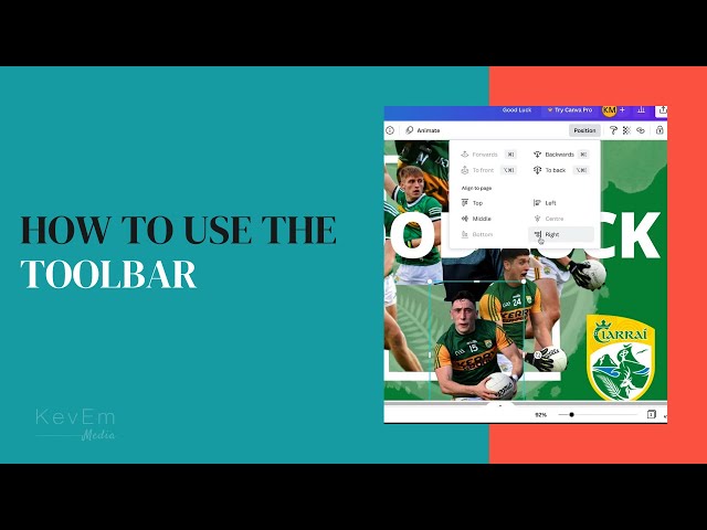 Canva Toolbar - Canva Templates