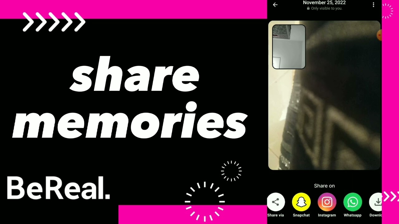 How To Share memories On BeReal App