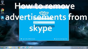 How to remove Skype ads
