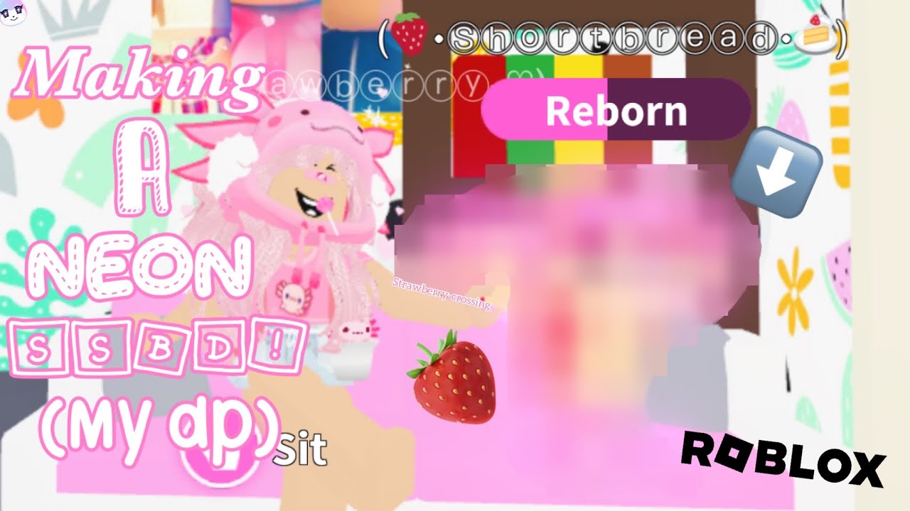 Making a Neon Strawberry Shortcake Bat Dragon in Adopt Me! 🍓 ...