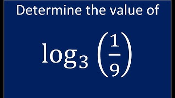Determine the value of log1/9 to the base 3 (LOGARITHM-009)