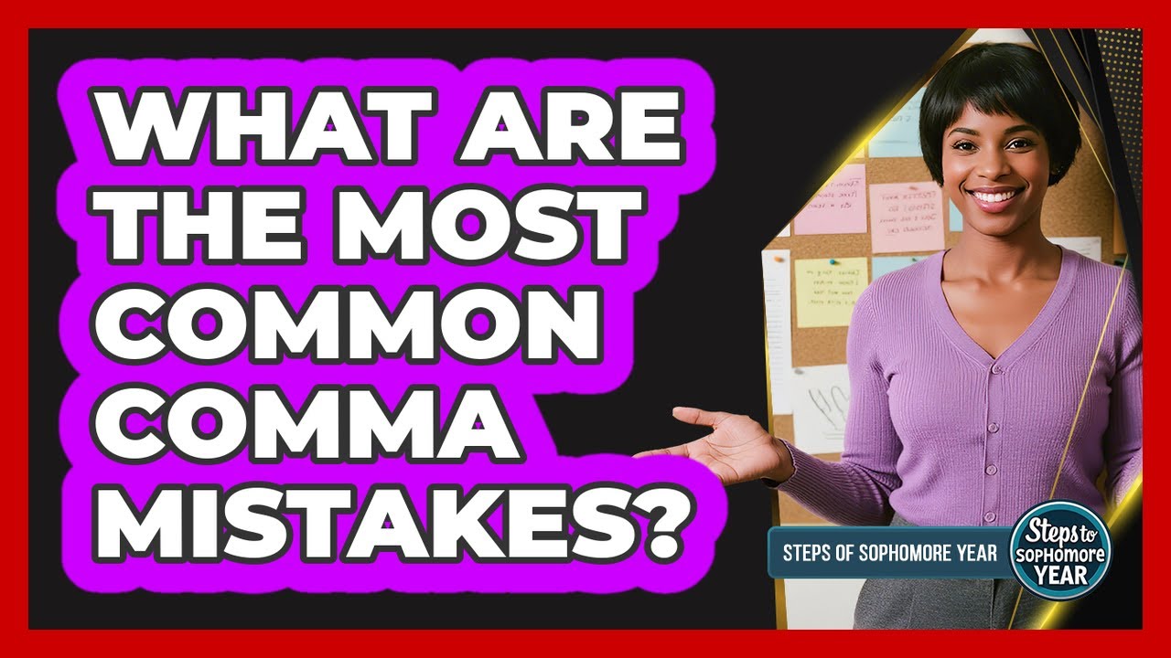 What Are The Most Common Comma Mistakes?