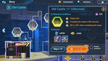 ROCKMAN X DIVE OFFLINE : Old Castle 17-3 (Normal) Deep Element Hidden