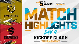 @SeoulDynasty vs @ShanghaiDragons | Kickoff Clash Tournament Highlights | Day 4