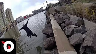 WATCH: NYPD Officers Rescue Teen Girl From Harlem River