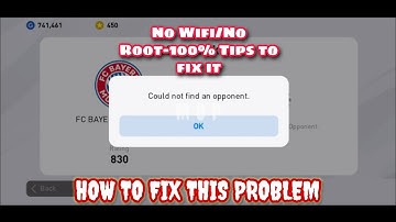 How To Fix Unable To Connection With Opponent Problem In Pes2020 Mobile | 100% Working Trick