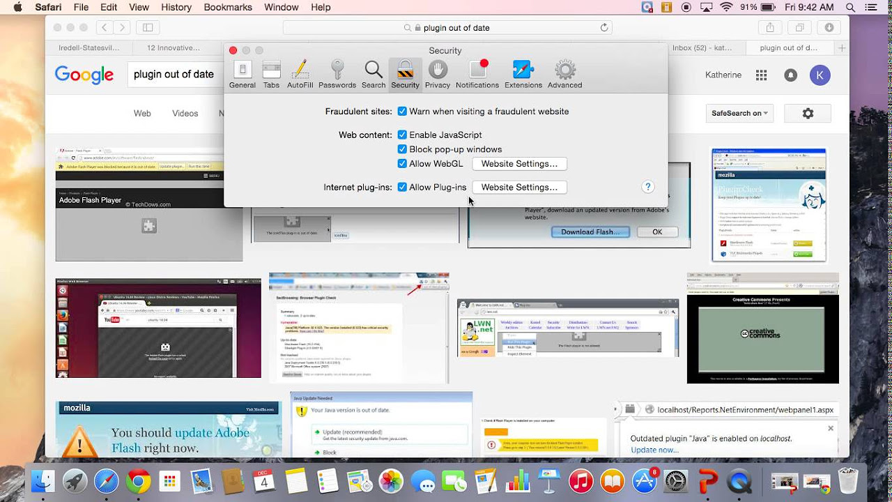 New Plugin Settings in Safari