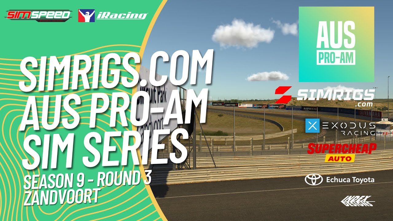 iRacing // SimRigs.com Aus Pro-Am Sim Series // Season 9 // Round 3 at ...