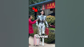 De robot werd ontmaskerd 😳🤖 #grappig #kortevideo