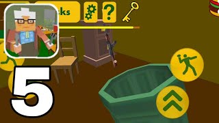 Craft Granny Blocky Neighbor Escape 3D Gameplay Level 9 screenshot 5