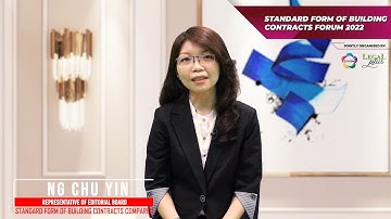 Standard Form of Building Contracts Forum 2022 Welcome Message