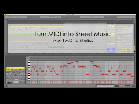 Turning MIDI into Sheet Music