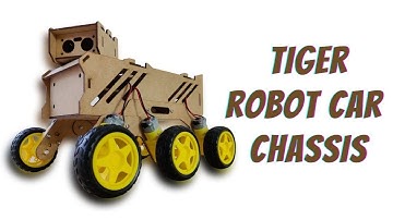 6WD Tiger Robot Rover Car Chassis for DIY projects, Arduino, Raspberry Pi, and Microbit