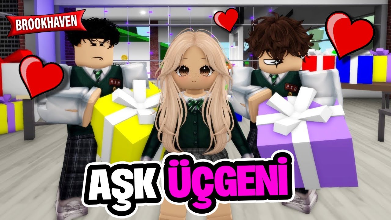 AŞK ÜÇGENİ | Bölüm 1: Sınıftaki Çekiliş roblox brookhaven 🏡rp / Roblox dizisi