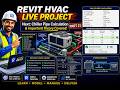 AHU to Chiller Calculation in live Project Part 21 |Revit HVAC Part 27| #draftingtobim