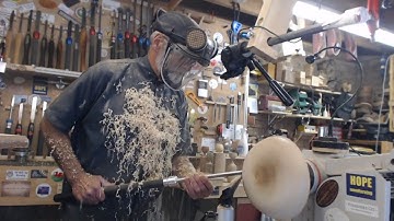 Live Demo - Q & A #3 - Reducing Tear Out - End Grain Hollowing - Sanding **NO EDITING**