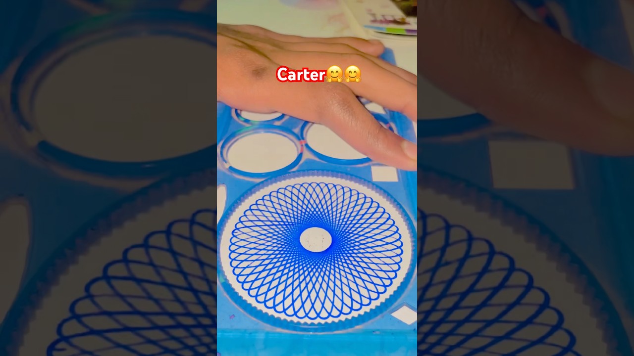 Mind-Relaxing Spirograph ASMR Drawing 😍 