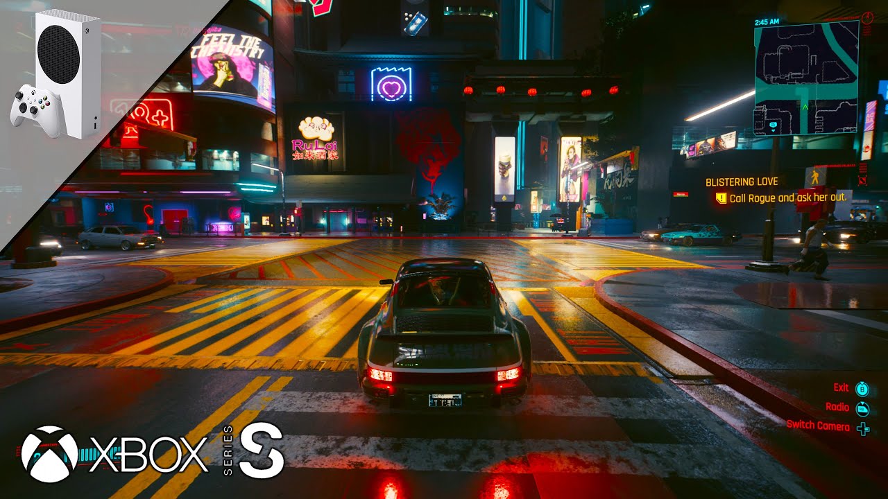 Cyberpunk 2077 Quality Mode Xbox Series S Gameplay