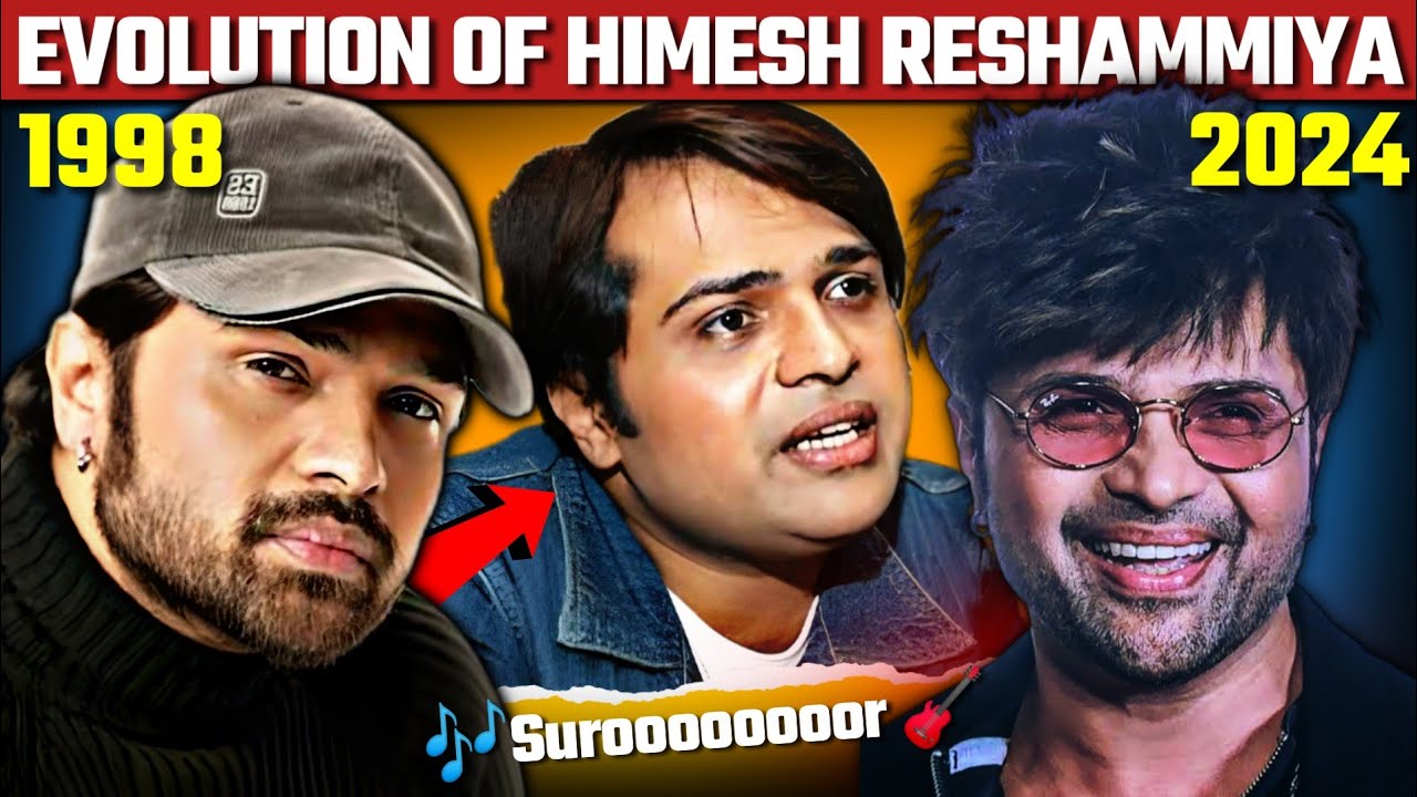 Evolution of Himesh Reshammiya 1998 2024  From Aap Ka Suroor to Bada RaviKumar