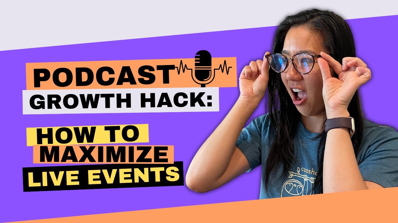 How to use live events for podcast growth