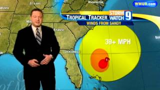 Update: Josh Judge with Hurricane Sandy's latest track