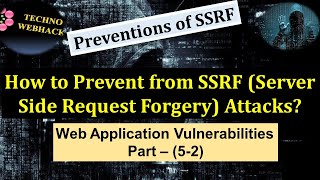 How to Prevent from SSRF  Attacks - Part (5.2)