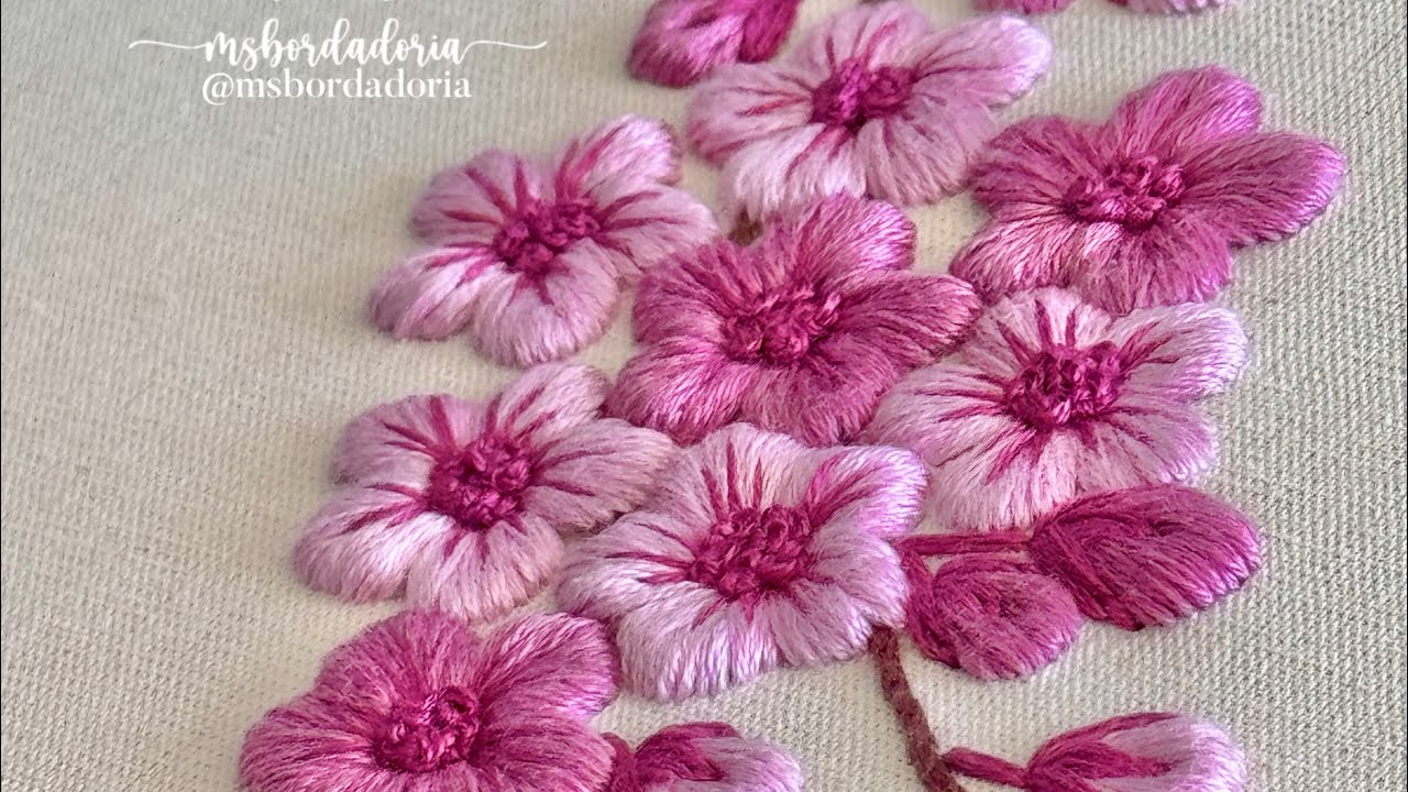 SEGREDO do bordado PROFISSIONAL - detalhes simples| Bordado Iniciantes Ed.5 Embroidery for beginners